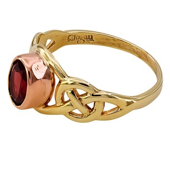 9ct gold Clogau Garnet Ring size N